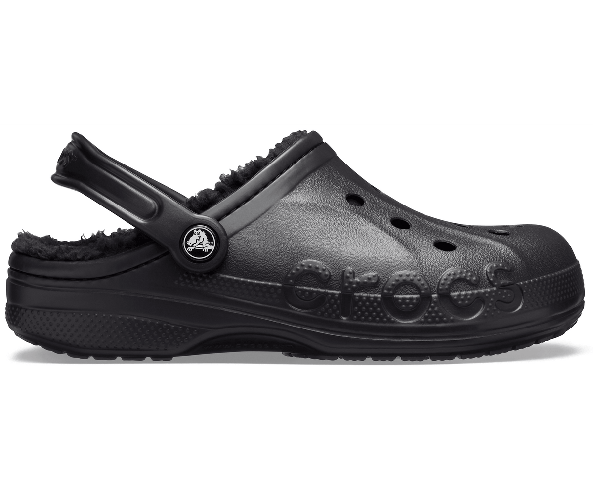 Baya Lined Clog - Black / Black