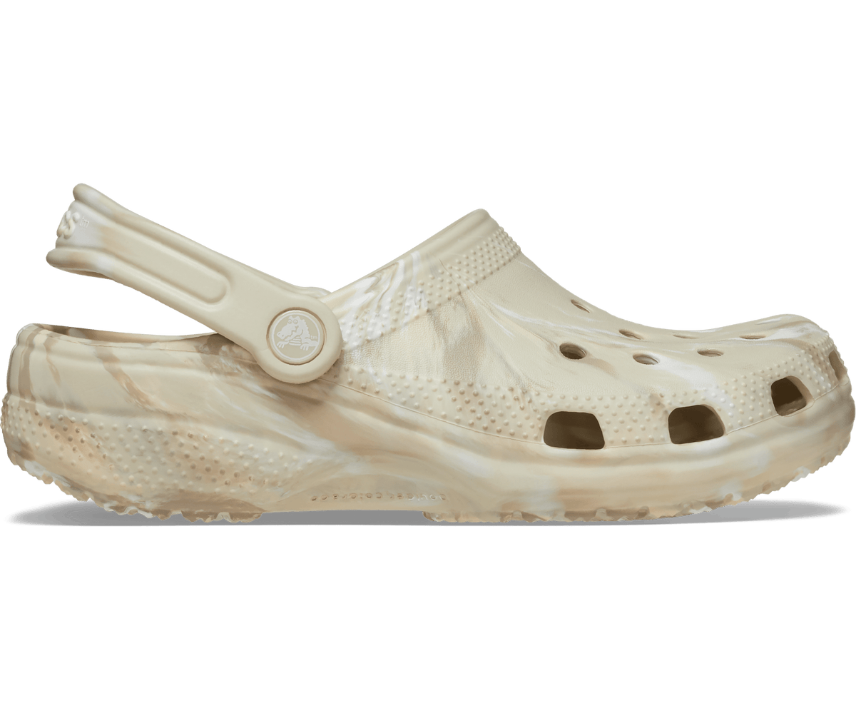 Classic Marbled Clog - Bone / Multi