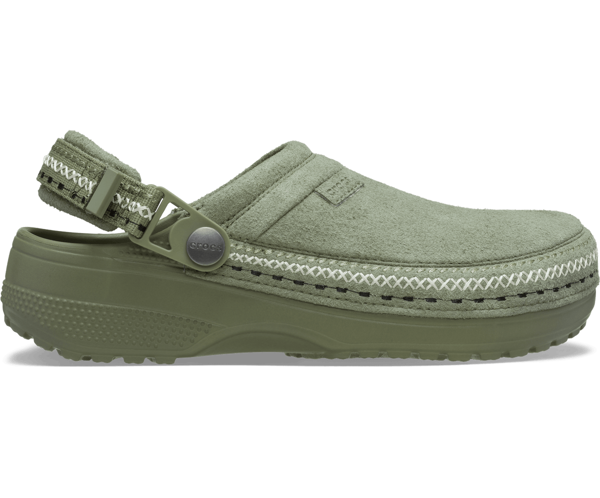 Crafted Vegan Suede Stitch Clog - Cargo
