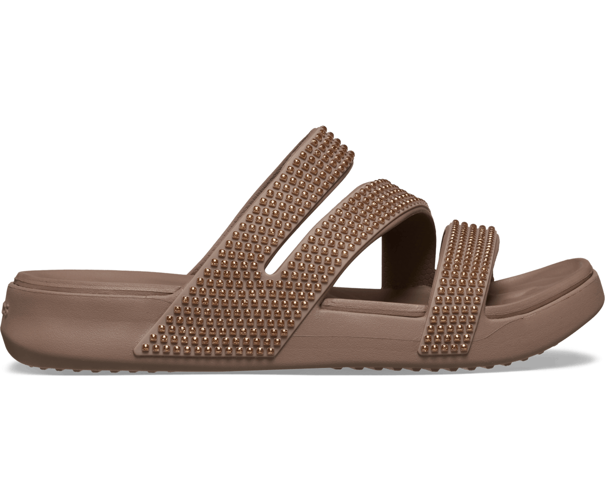 Getaway Strappy Gems Sandal - Latte
