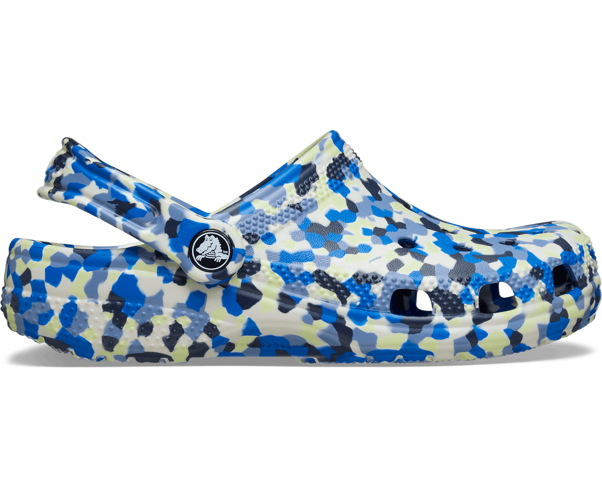 Kids' Classic Glow Confetti Clog - Glow Light/Multi