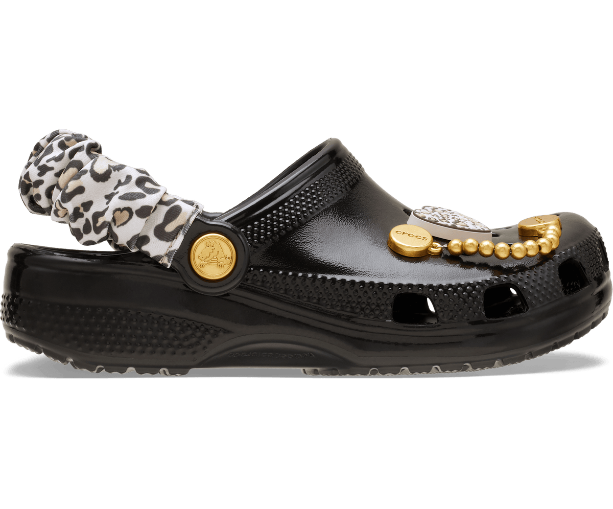 Kids' Classic Sassy Leopard Clog - Black/Dulcé