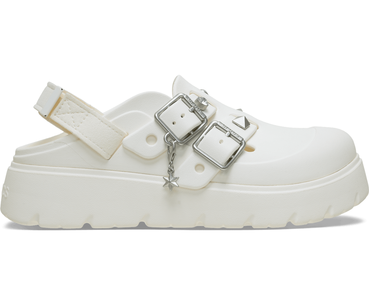 Loaferette Star Studded Clog - Chalk