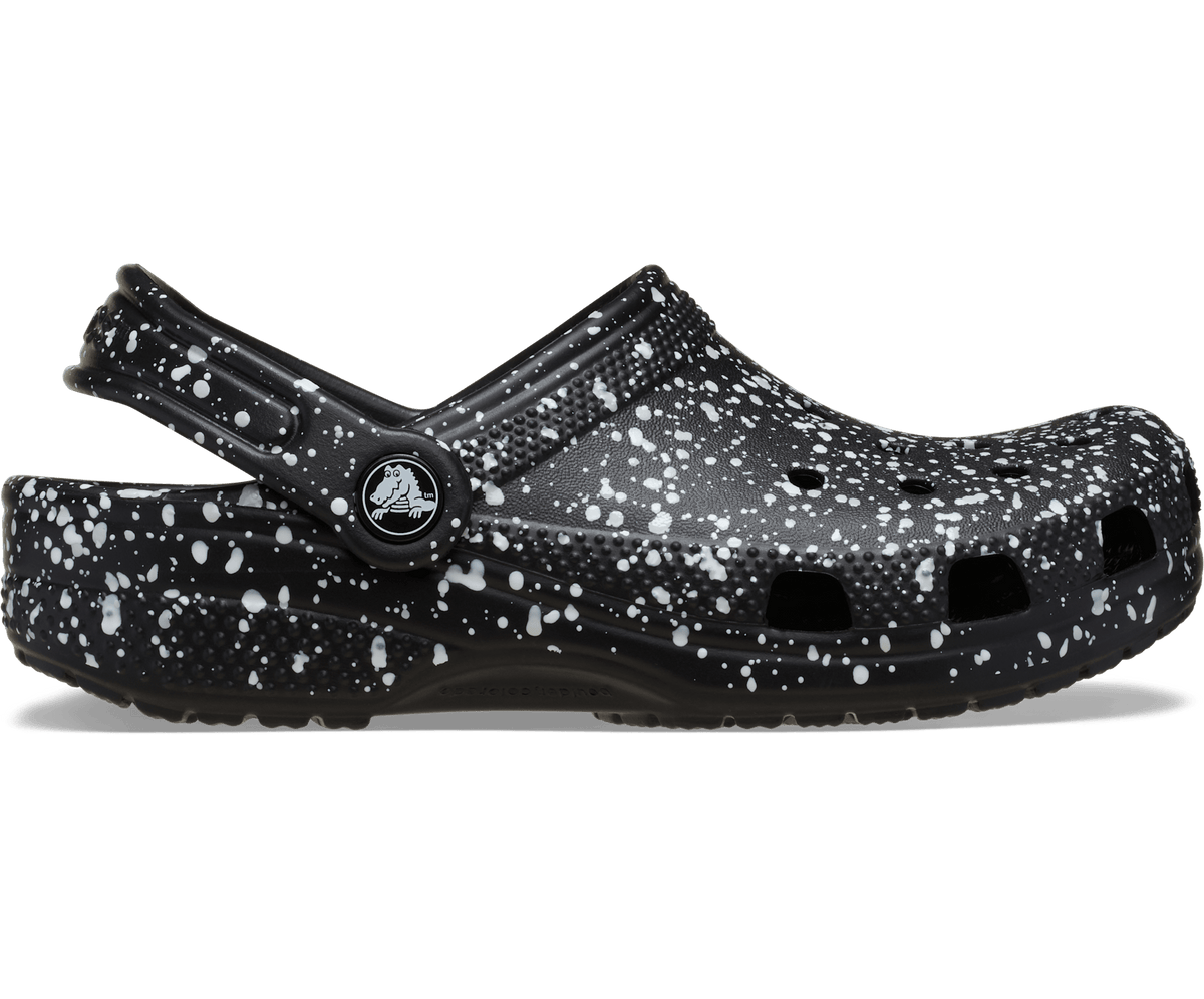 Toddler Classic Paint Splatter Clog - Black